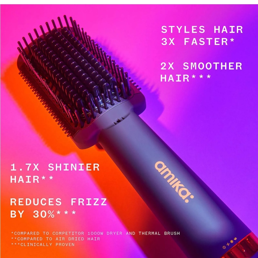 NEW double agent 2-in-1 blow dryer + straightening brush - Picture 5 of 7